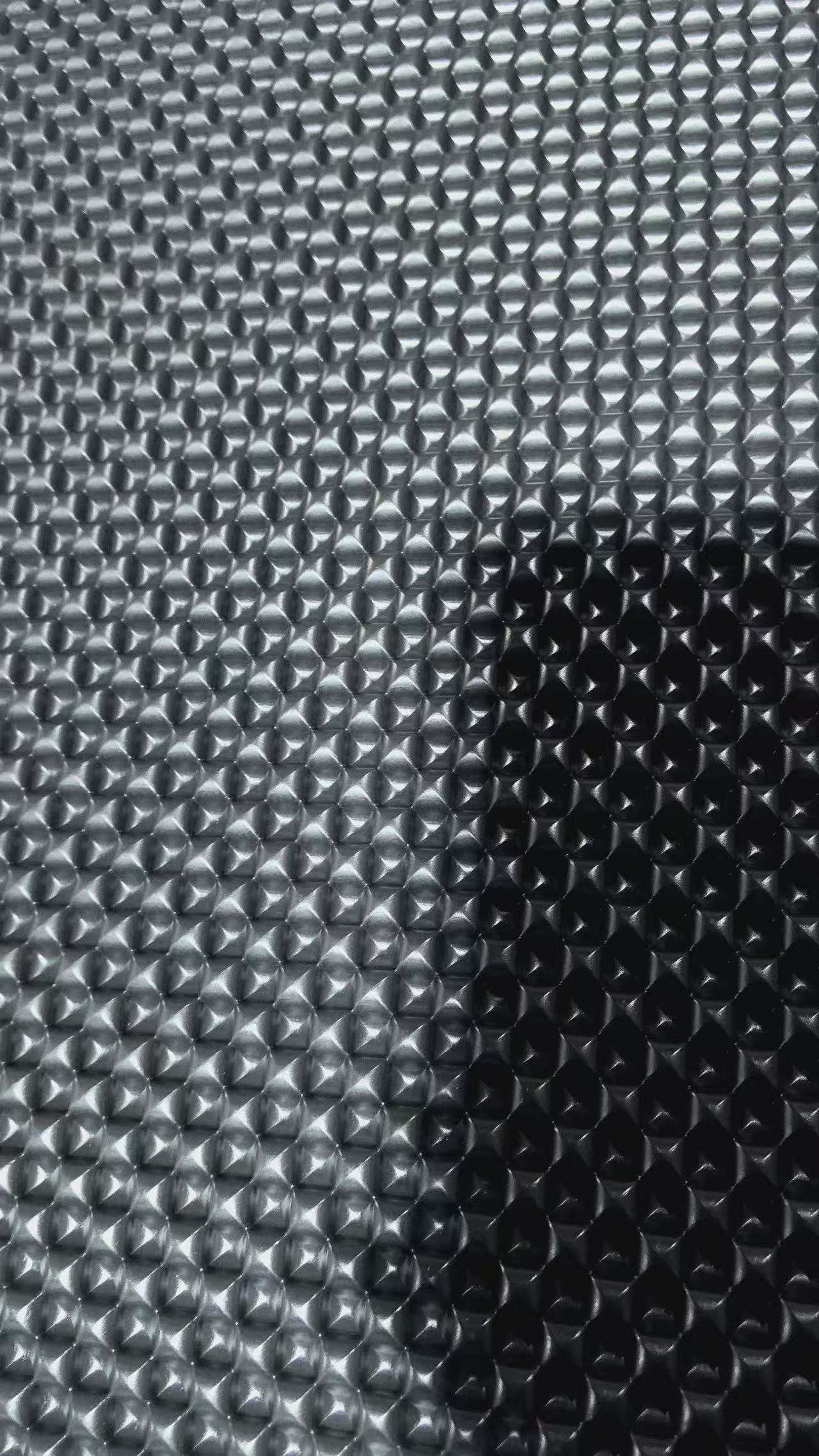 Patterned PVC mat material